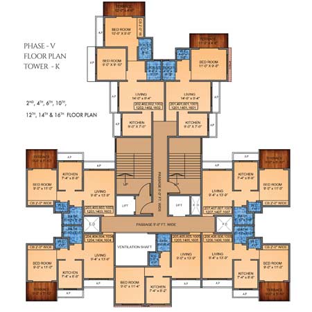 Floor Plan Phase 3 - 4